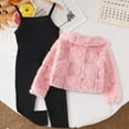 thumbnail image 5 of EDFBUYKRS Outfits for Teens Girls Autumn Winter Fashion Outfit British Style Heart Jacquard Top Jacket and Long Pants Two Piece Coordinated Combo Girls Clothes, 5 of 9