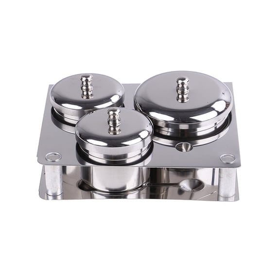 3Pcs/set Manicure Acrylic Liquid Container Organizer Dappen Dish Nail Art Tools