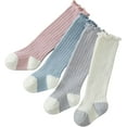 thumbnail image 4 of Baby Wool Non-Slip Grip Socks, Winter Warm Knee-High Stockings for Girls Boys Newborn, 4 of 8