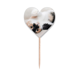thumbnail image 1 of Kitty Cat Stripes relajarse dormir animal Etiqueta del corazón de la bandera del palillo de dientes, 1 of 3