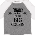 thumbnail image 4 of Inktastic Finally I'm the Big Cousin Boys or Girls Long Sleeve Baby Bodysuit, 4 of 5