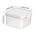 thumbnail image 3 of Virelaxpo Transparent Storage Jars Airtight Container Multiple Sizes for Kitchen Pantry, Snacks Dried Goods Grains Fresh Keeping, 3 of 6