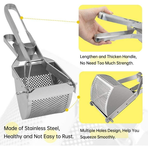Potato Ricer Stainless Steel Heavy Duty Commercial Potato Ricer