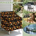 thumbnail image 3 of Renewold Patio Chair Covers Waterproof Patio Stackable Chair Covers Windproof Heavy Duty Outdoor Furniture Protection Fall Decoration Fits up to 38"W x 38"D x 36"H, Pumpkin Maple Leaf, 3 of 7