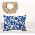 thumbnail image 5 of 24" X 36" Blue And White Enveloped Coastal Lumbar Indoor Outdoor Pillow Cover, 5 of 5