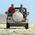 thumbnail image 6 of Camping Spare Tire Cover 15inch Spring Summer Floral Waterproof Polyester Wheel Protectors Wheel Covers Spring Floral Universal Fit for Trailer SUV Truck Camper Travel Trailers, 6 of 8