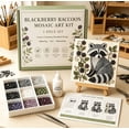 thumbnail image 3 of 1 PCS Woodland Mosaic Art Diy Kit, 2026 New Beginner Friendly Forest Animal Mosaic Craft Set, Complete Tile Supplies, Handmade Cottagecore Home Decor & Unique Holiday Gift for Nature Lovers(Raccoon), 3 of 7