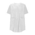 thumbnail image 4 of SHTXOZHI Cardigans for Women Short Sleeve Open Front Cardigan Casual Jacket with Pockets, 4 of 7