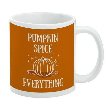 

Pumpkin Spice Everything White Mug
