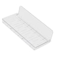 thumbnail image 4 of Wall Mounted Folding Shelf For Bathroom, Transparent Foldable Floating Wall Shelves Punch Free For Laundry Room, Strong Large Capacity Fold Down Shelf For Various Places, 4 of 8