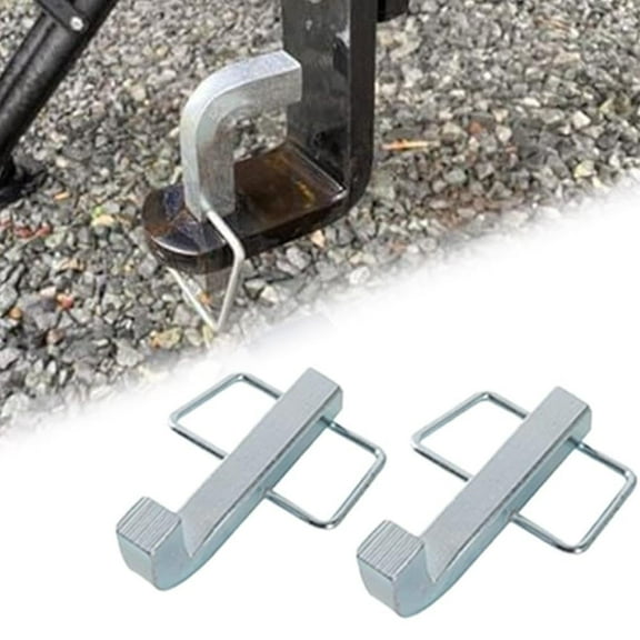 Snap L-Pins for Weight Distribution Hitches,Heavy-Duty Premium Weight Distribution Hitch Part,4.21"X 1.72" Hitch Pins with Integrated Snap Clips,Sway Bar Pins Replacement L-Pins for RV Travel Trailer