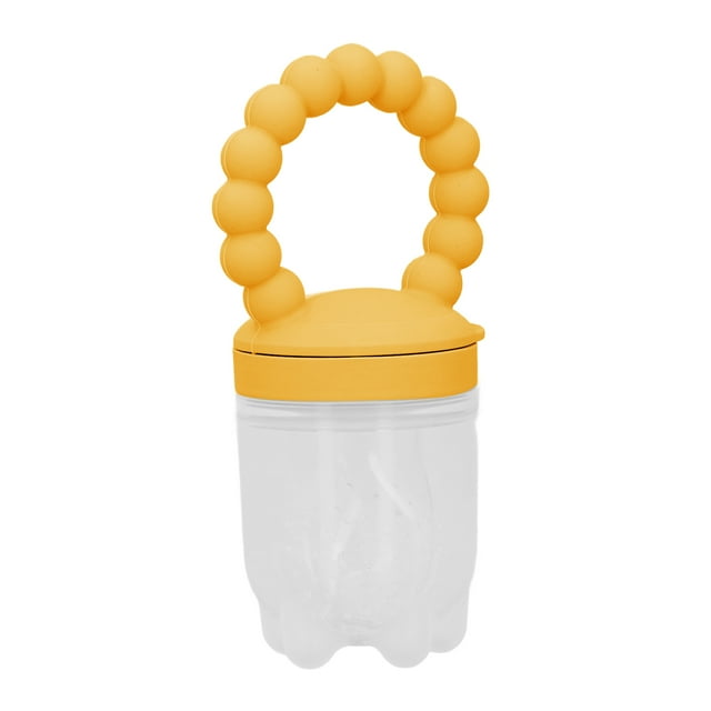 Fruit Feeder, Multi Function Food Grade Detachable Food Feeder For Feeding Yellow