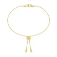 thumbnail image 2 of ARAIYA FINE JEWELRY 14K Yellow Gold Round Diamond Bolo Bracelet (1/2 cttw, I2-I3 Clarity, I-J Color) 9", 2 of 5