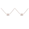thumbnail image 1 of Collar Minnieouse de constelaciones tema único oro rosa, 1 of 6
