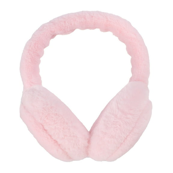 Milisten Earmuff Pink Plush 1Set 7.1x6.7x4.3in