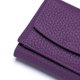 thumbnail image 2 of CHAO Carteras pequeñas para mujer, tarjetero pequeño de tres pliegues con bolsillo para monedas plegable, color morado, 2 of 5