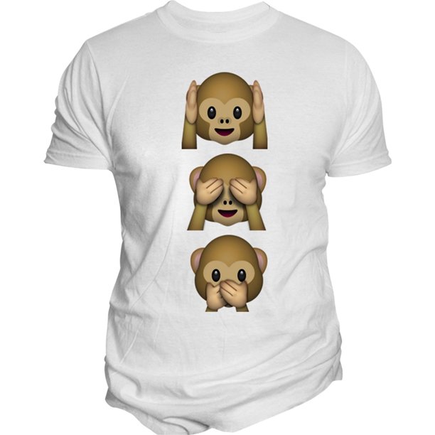 Camiseta con gráfico de mono de Changes para hombre, blanco, XX-Large Changes Camiseta gráfica