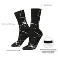 thumbnail image 4 of Fuzoiu Spiders On The Web Print Athletic Crew Socks for Men & Women,Casual Crew Socks,Above Ankle Crew Socks for Business, Casual, 4 of 6