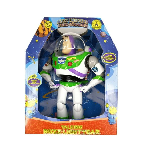 Figuras de acción de Disney Toy Story 4, Buzz Lightyear, minimuñecas de PVC de 30cm, modelo de juguete para niños, regalo Gong Bohan LED