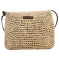 thumbnail image 1 of Bolso de mujer Bolsos de playa Bolsos de mano tejidos bohemios Simple Casual Boho Beige, 1 of 9