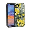 thumbnail image 1 of Compatible with iPhone X Phone Case, Yellow-Flowers Case Men Women, Flexible Silicone Shockproof Case for iPhone X, 1 of 1