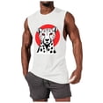 thumbnail image 2 of JDQJBZ Men's Tank Undershirts Summer Solid Color Crew Neck Sleeveless Tops Gym Wear, 2 of 5