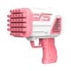 thumbnail image 1 of Bazooka Bubble Machine 32 hoyos Gatling Electric Soap Bubble Toys (rosa), 1 of 4