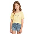 thumbnail image 4 of Gaexia Holiday Ready Girls Solid Off Shoulder CasualTop For Everyday Wear With Soft BreathableFabric, 4 of 4