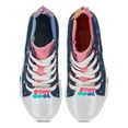 thumbnail image 2 of Disney Girls Lilo and Stitch Sneakers, High Top Lace Up Stitch Shoes Blue - 1, 2 of 6