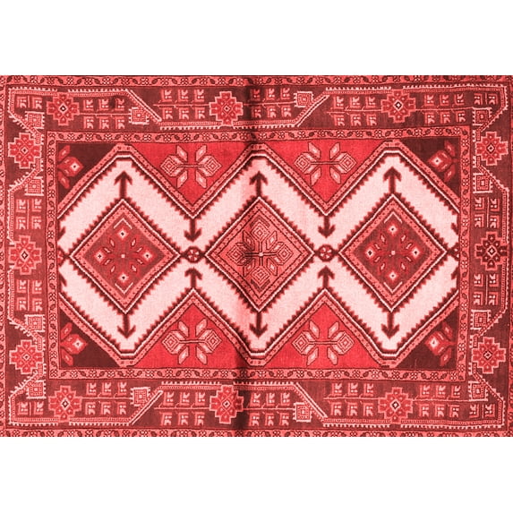 Ahgly Company Indoor Rectangle Persian Red Traditional Area Rugs, 2' x 3'