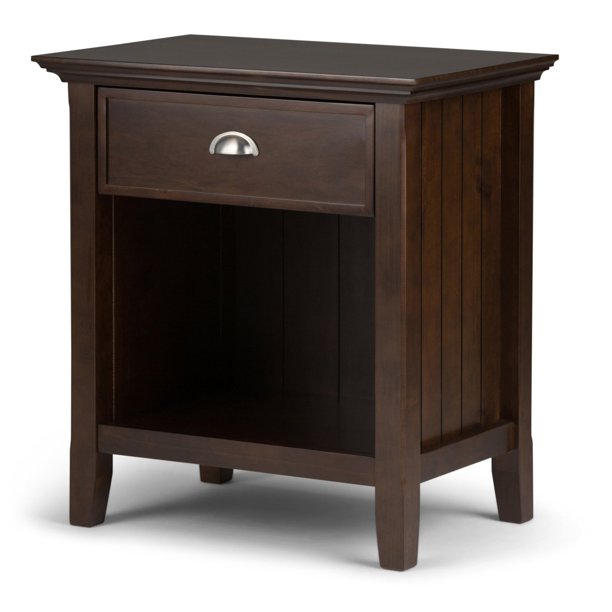 Brooklyn + Max Brunswick Solid Wood 24 inch Wide Rustic Bedside