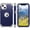 Darkblue, variant on iPhone 13 Case 6.1", Slim Hybrid Heavy Duty Rugged Defender Armor Cover Shockproof Anti-Scratch 3 In 1 Silicone Bumper Hard PC Back Case for Apple iPhone 13 6.1", Black