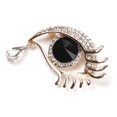 thumbnail image 2 of Sonducket Angel Tears Eye Design Brooch Pin Party Decoration Rhinestone Crystal Favor Type3, 2 of 6