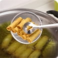 thumbnail image 4 of Koszal Kitchen Multi-Purpose Filter Spoon Tongs Fried Food Strainer Clamp Colander Tool, 4 of 7