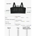 thumbnail image 6 of Agnes Orinda Women's Plus Size Invisible Bandeau Bra Strapless Buckle Lift Insert Lace Bralette, 6 of 7