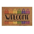 thumbnail image 6 of 1 Pcs Summer theme carpet prevention Door Mat 23" x 15" Decorative Doormat Welcome Non Slip Seasonal Rubber Front Door Rugs for Indoor Outdoor Floor Washable Waterproof Entrance Standing Mat, 6 of 9