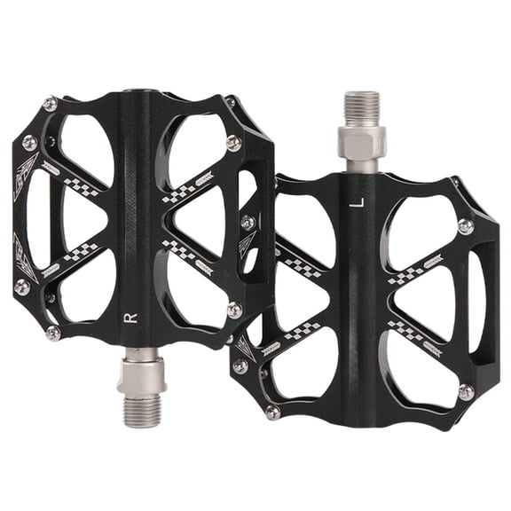 Mosiee Bicycle Pedal Lightweight Aluminum Alloy Cnc Bike Pedals 1 Pair Black