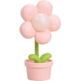 thumbnail image 1 of Mini lámpara de flores, linda lámpara de escritorio pequeña Kawaii noche luz habitación decoración hada rosa lámpara de escritorio Boho lámpara estética batería operada Warmshine, 1 of 5