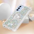 thumbnail image 5 of Funda para Samsung Galaxy A16 5G con Brillo Líquido Flotante, Purpurina, Parachoques y Anillo Giratorio Soporte, 5 of 5