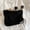 Black, variant on Large Women Leopard Cosmetic Bag Canvas Waterproof Zipper Make Up Bag Travel Washing Makeup Organizer Beauty Case