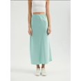 thumbnail image 3 of Satin High Waist Maxi Skirt, 3 of 5