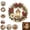 D-1pcs, variant on Christmas Pearl Diamond Painting Suncatcher Kit, DIY Diamond Painting Hanging Pendant for Acrylic Round Board , 3D Mixed-Sized Pearl Beads Craft, Festive Window Wall Decor (G-1pcs)