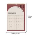 thumbnail image 6 of FIAOIRN 2025 Wall Calendar,18-Month Calendar for January 2025- June 2026, Desk/Wall Calendar for Home Office Room Decoration,New Year and Christmas Presents, 6 of 9