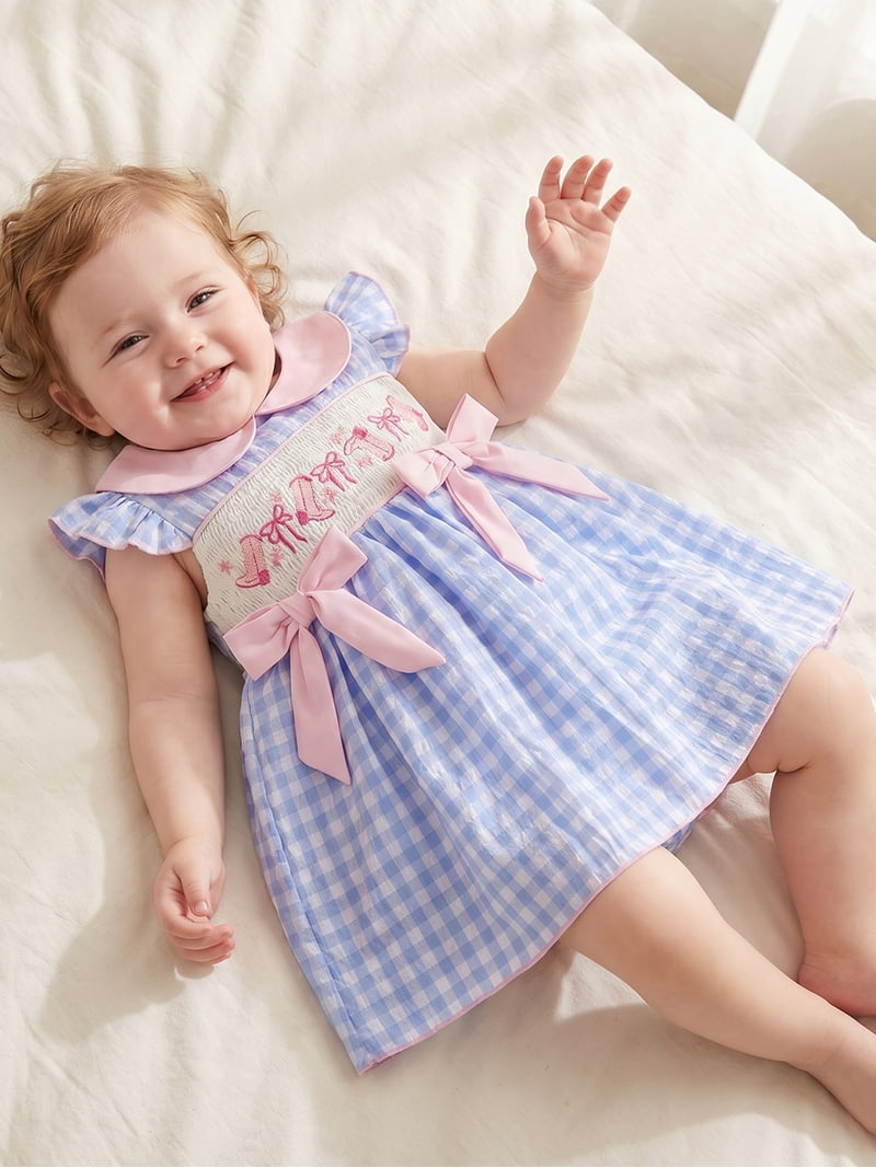 infant cowgirl dress Hardware 836273-150 Cowgirl HORSE L/S Pink (2T) stylish and comfortable BemeyourBBs Toddler Baby Girl Western