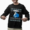 thumbnail image 2 of Christmas Sweatshirt, Joy to the World Happy Hanukkah Funny Santa Jewish Holiday Sweatshirt, Unique Chrismukkah Style Sweatshirt, Holiday Gift for Women & Men, 2 of 5