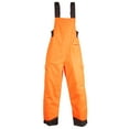 thumbnail image 2 of Realtree Blaze Orange Youth Insulated Hunting Bib, Sizes XS-2XL, Unisex, 2 of 8