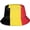 Flag Belgium, variant on Cute Flag Hats Reversible Fisherman Sun Hat for Women Men