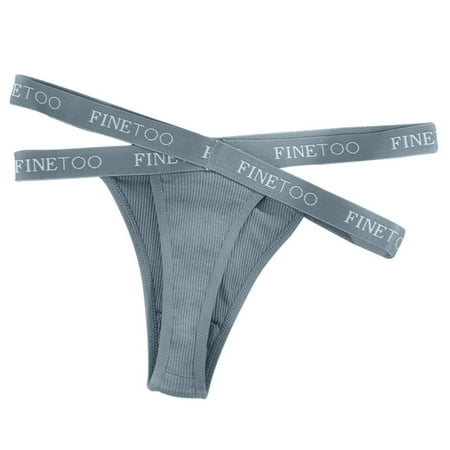 

Women Cross Belt Panties Underpants Durable And Washable For Perfect Gift M Light Gray
