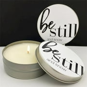 Abba Products 030045 4 oz Candle - WTLB-Be Still-Ocean Breeze Tin