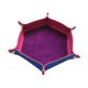 thumbnail image 1 of Bandeja para dados de piel sintética, tapete portátil para dados, tamaño grande, ideal para juegos de mesa. Color morado. 10.63x10.63x1.97 pulgadas, 1 of 6